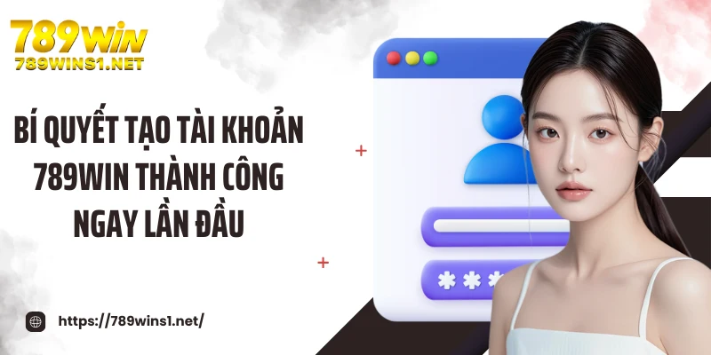 Bí quyết tạo tài khoản 789WIN thành công ngay lần đầu